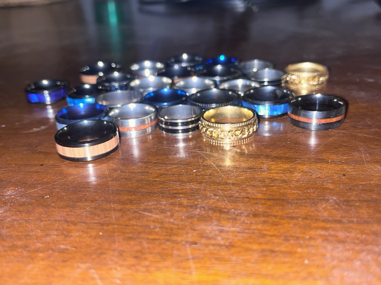 Lot 24) 24 Rings Of Varies Sizes And Designs For Resale