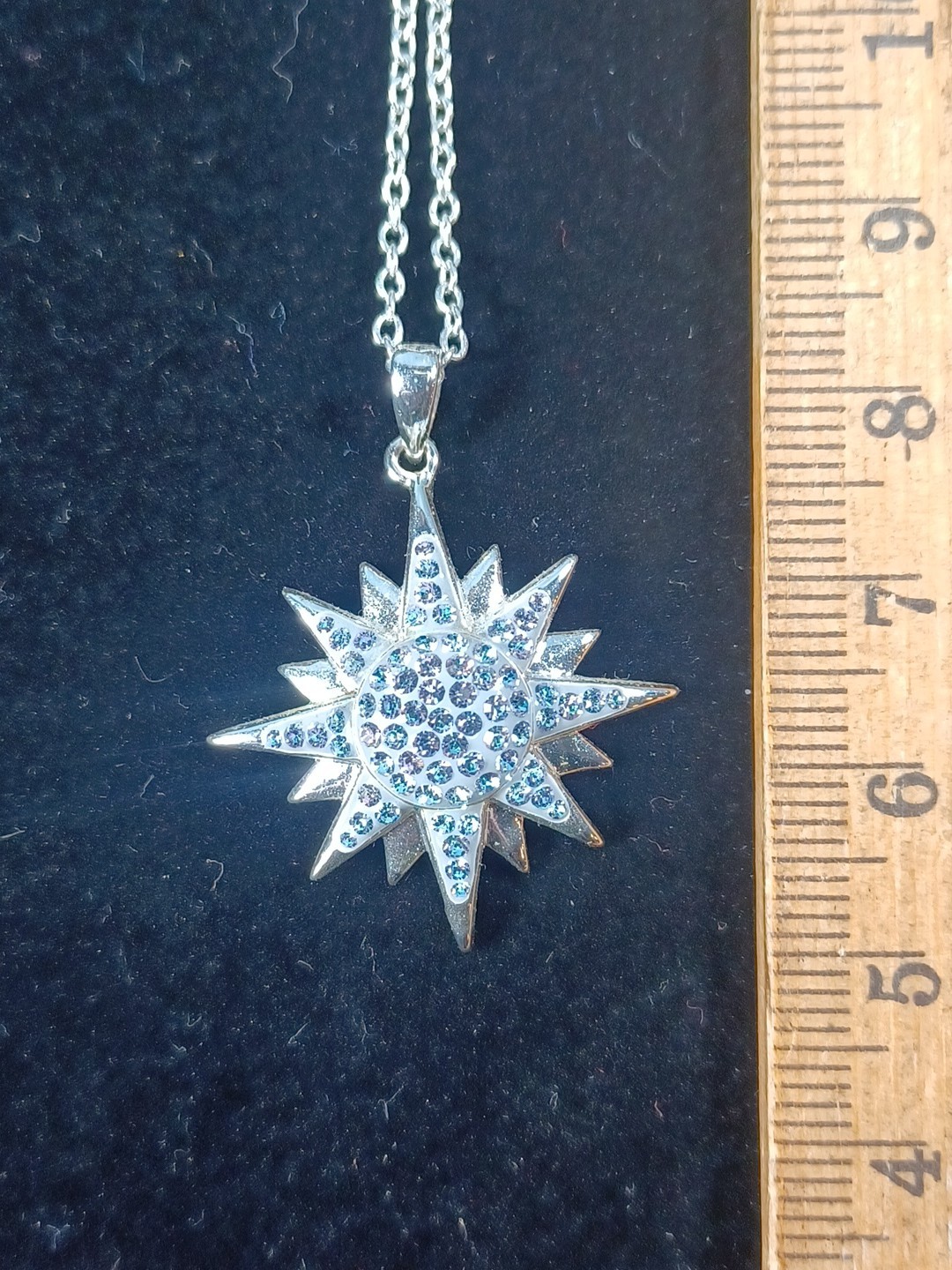 Bethlehem Star Necklace Dazzling Sparkle JCM Beauty Preppy Party Holiday Party