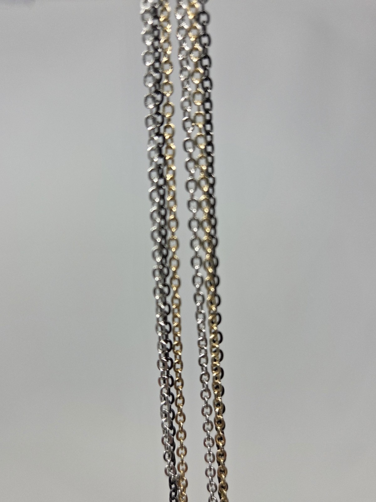LOFT Necklace with Multicolor Faceted Acrylic Crystals 38 Inches Long Colorful