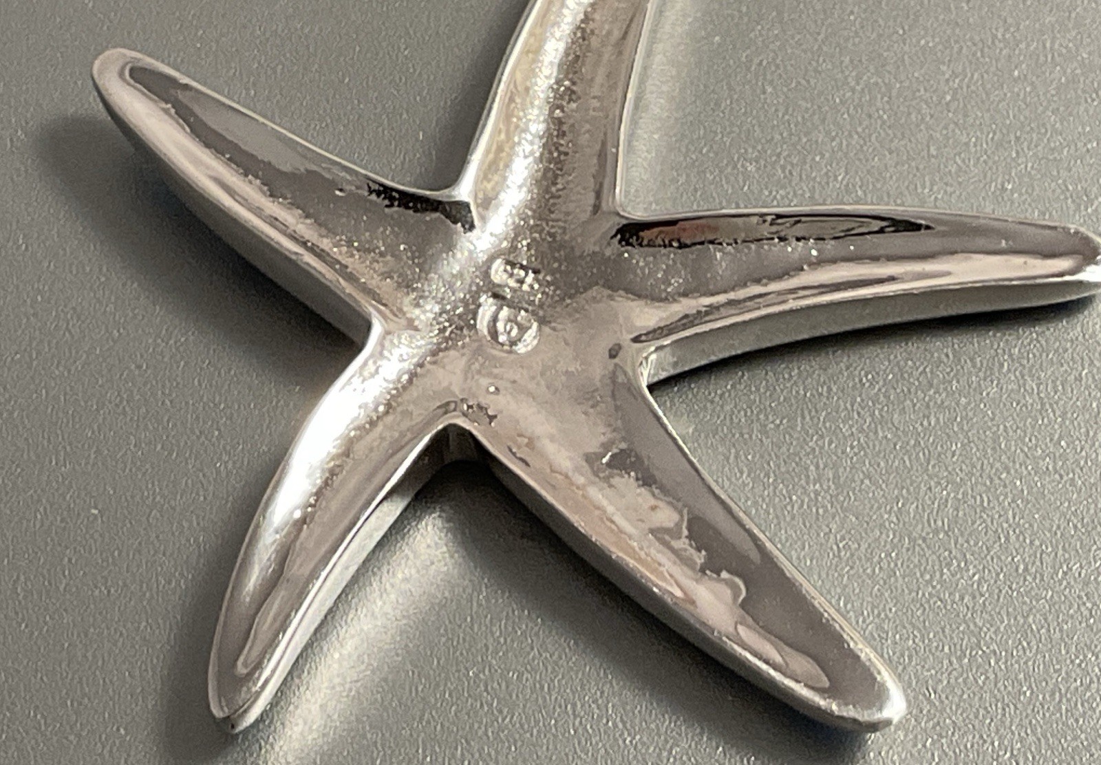 BLUE OPAL STARFISH SEA Pendant Charm 925 Sterling Silver NEW