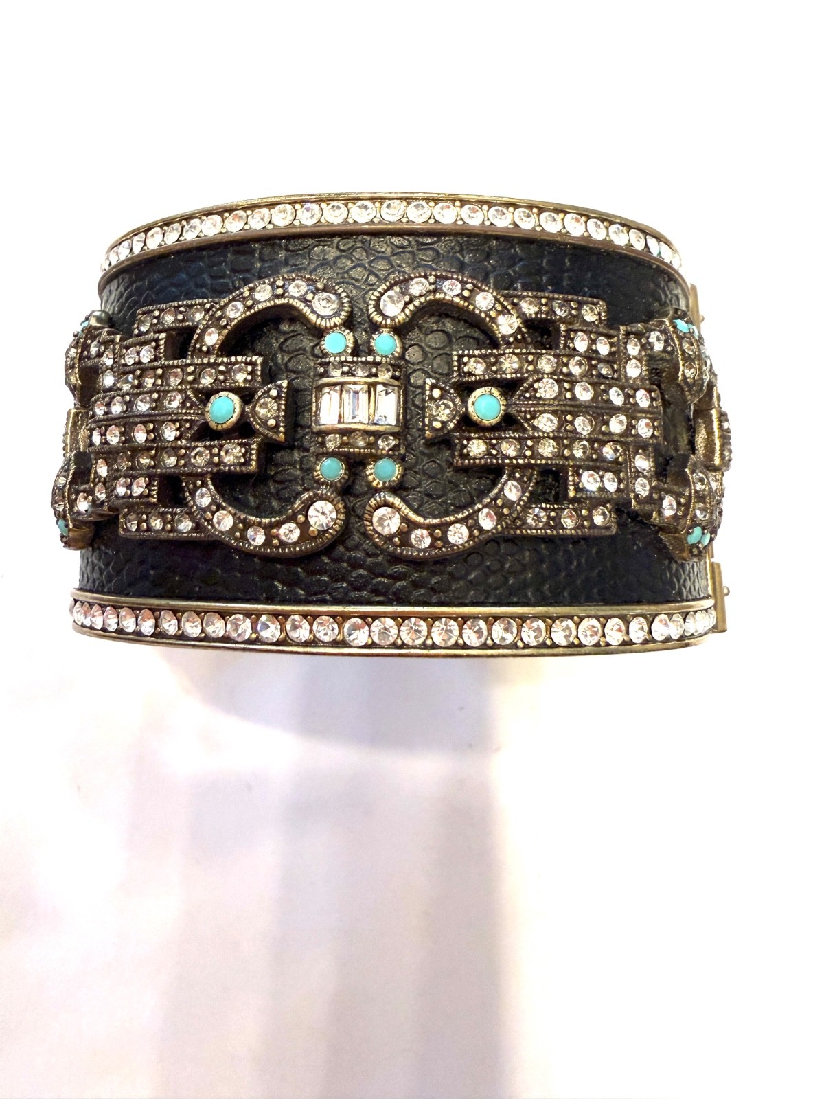 Heidi Daus Cuff Bracelet, Approx 1.5″ in width