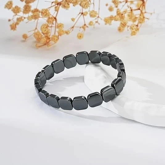 Hematite Bracelet Men Natural Stones Handmade Healing Bracelets US