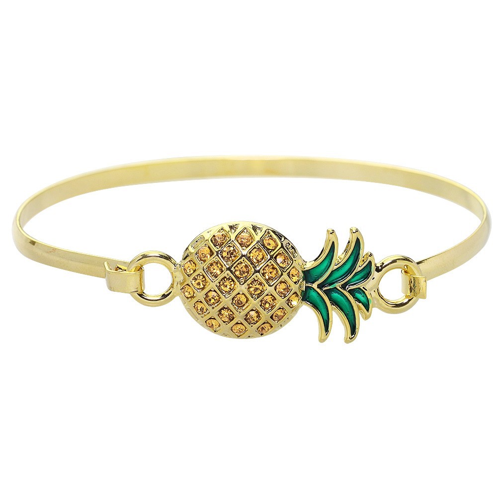 Pineapple Bracelet Pineapple Earring Necklace Gift Box Included Great for Gift