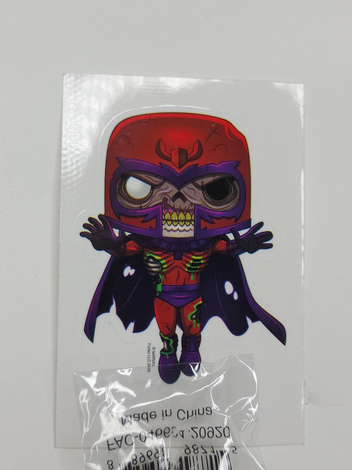 Zombie Gambit Funko Pop Enamel Pin w/ Zombie Magneto Sticker