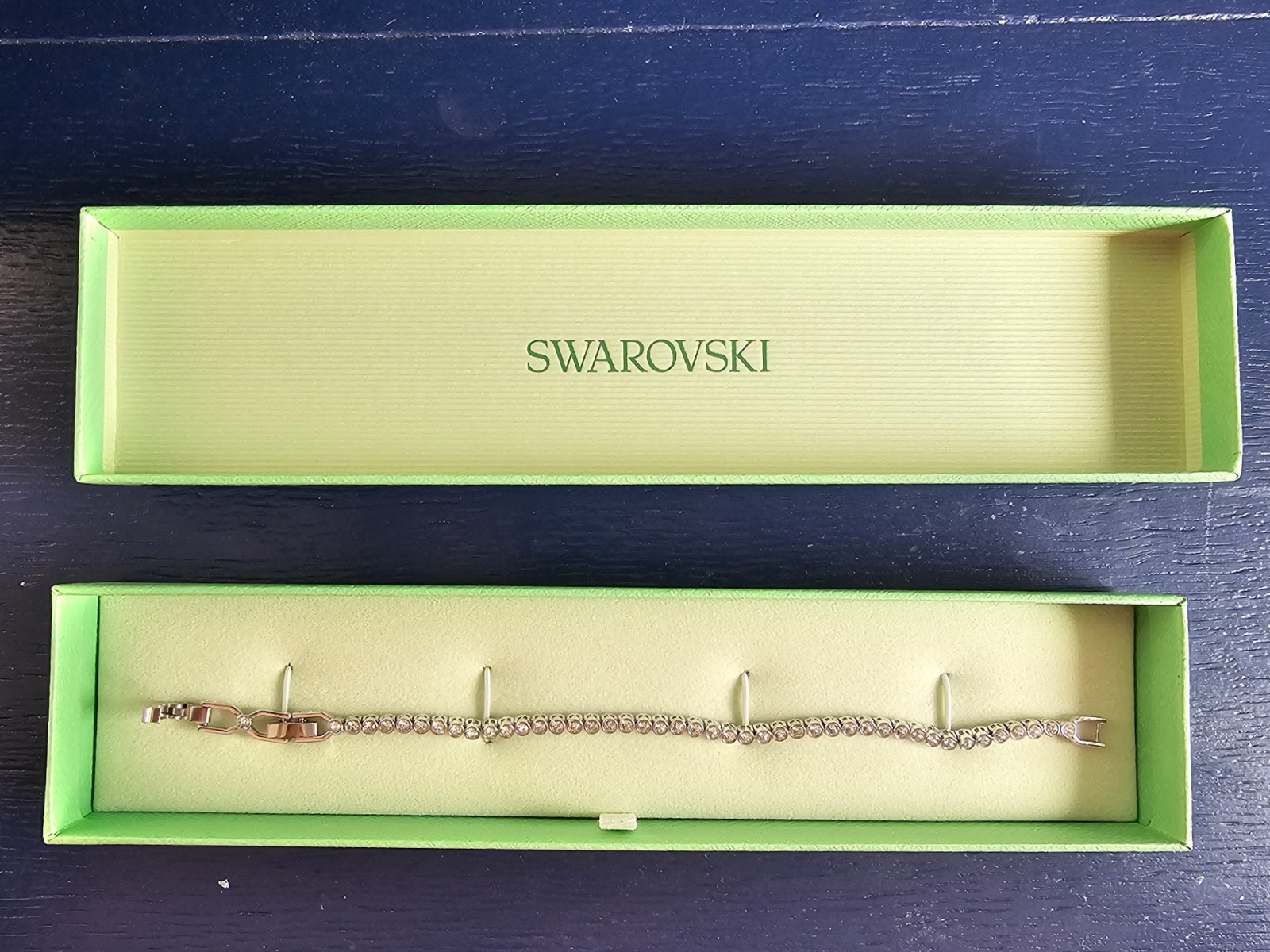 Swarovski Imber Emily Tennis Bracelet Round Cut, White, 1808960 NEW IN BOX