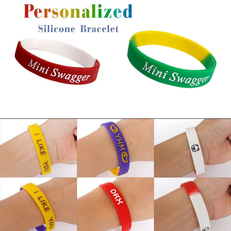 Custom Engraved Silicone Wristbands – Personalized Luxe Rubber Bracelets