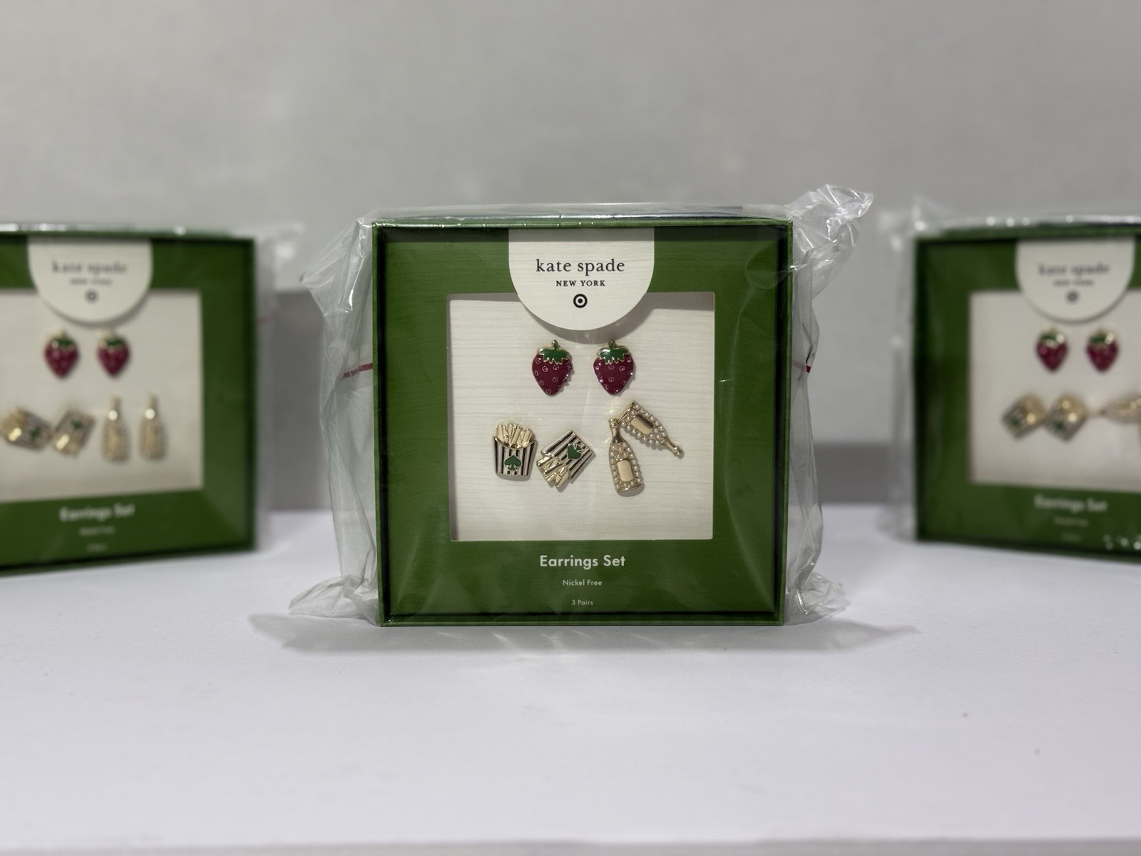 Kate Spade New York x Target Mixed Novelty Stud Earrings Set IN HAND