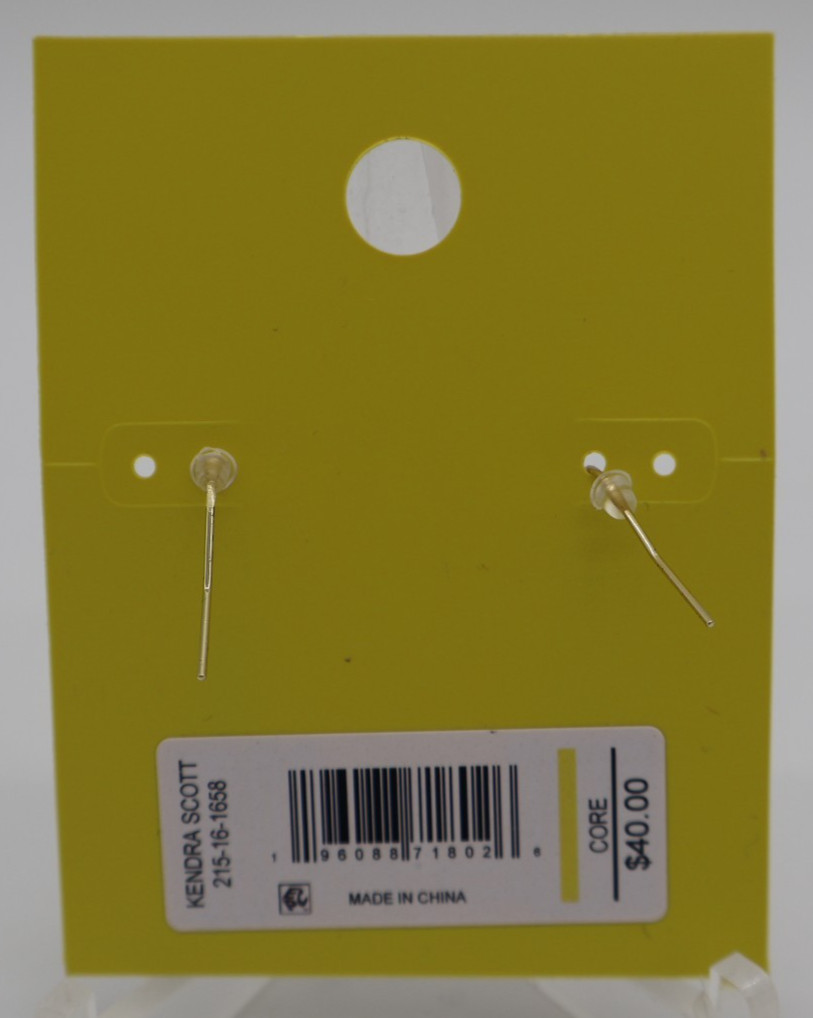 Kendra Scott Eva Drop Earrings Raspberry Sorbet Variegated Magnesite NWT