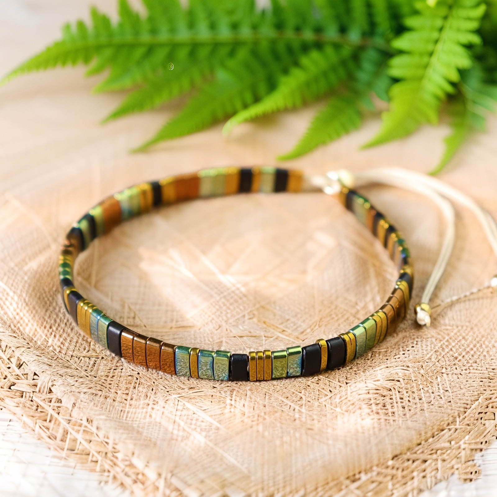 Balance Energy Miyuki Tila Beads Bracelet Waterproof Boho Mindfulness Jewelry