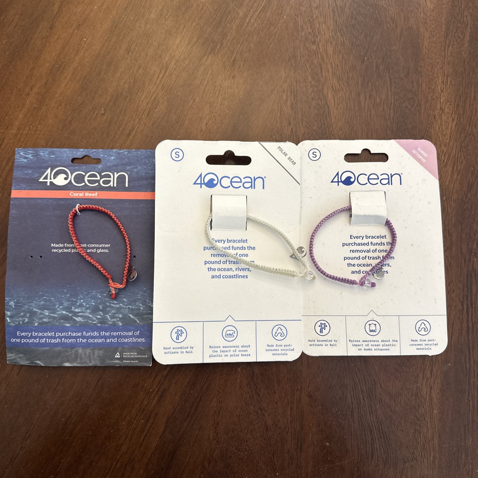 Dealer Lot Of 208 4ocean Brackets Polar Bear Coral Reef Octopus Bracelets Small
