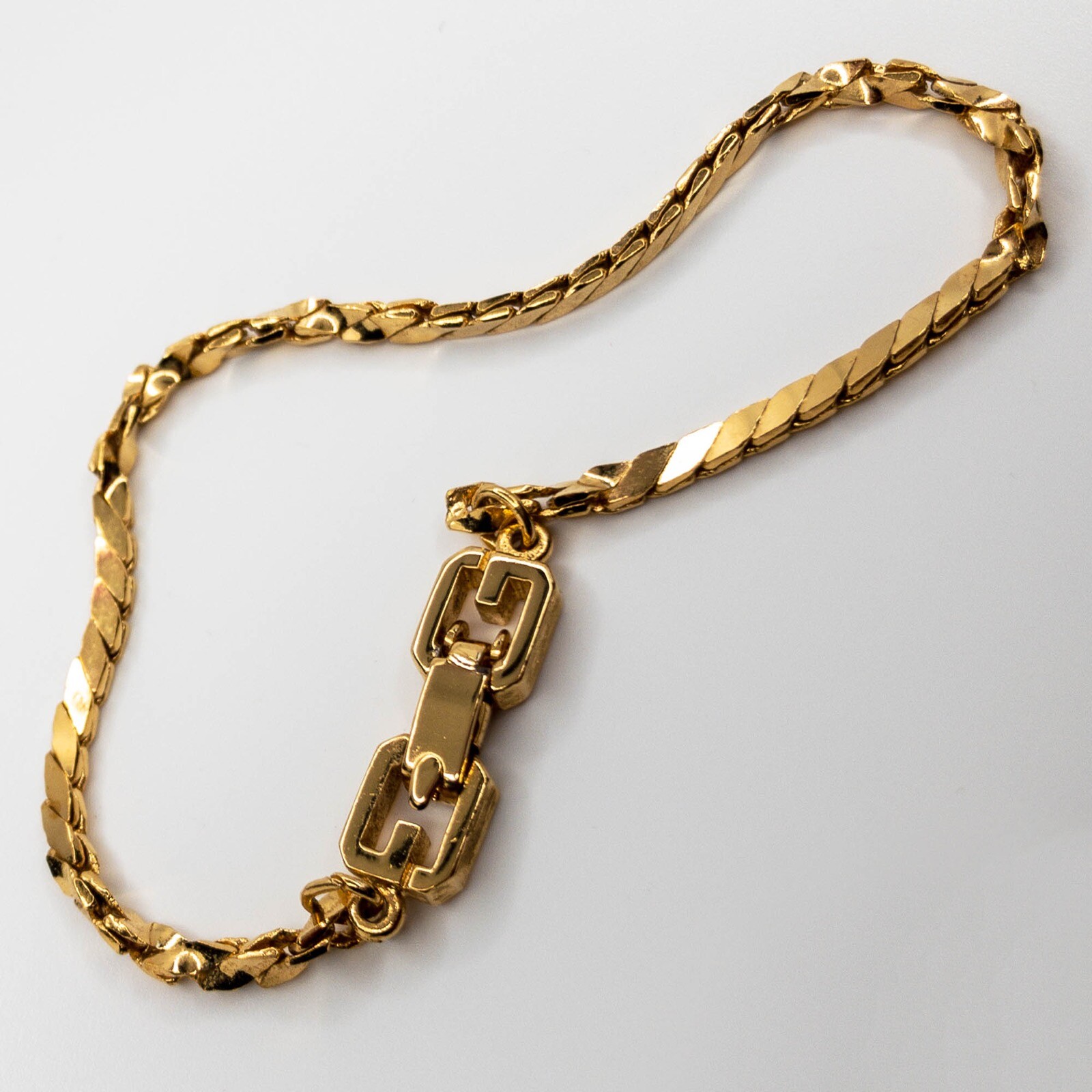 Vintage 1990s Bijoux Givenchy Gold Plated Bracelet: GIV-BRC