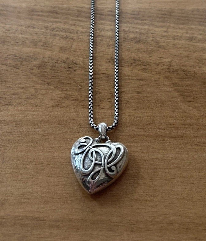 Brighton One Heart Silver-Plated Pendant Necklace.