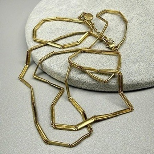 Vince Camuto Gold Tone Snake Chain Necklace 32″