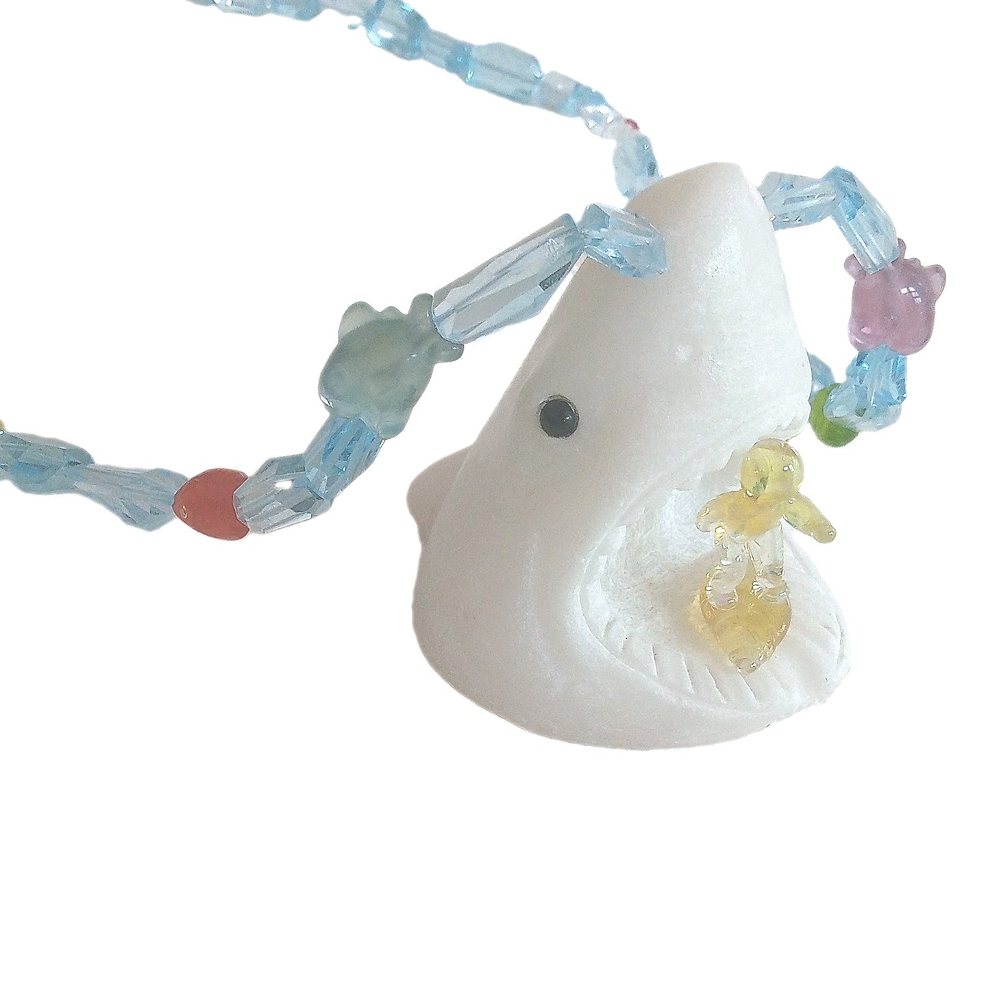 Shark Week Surfer Gemstone Necklace Jewelery Rolex