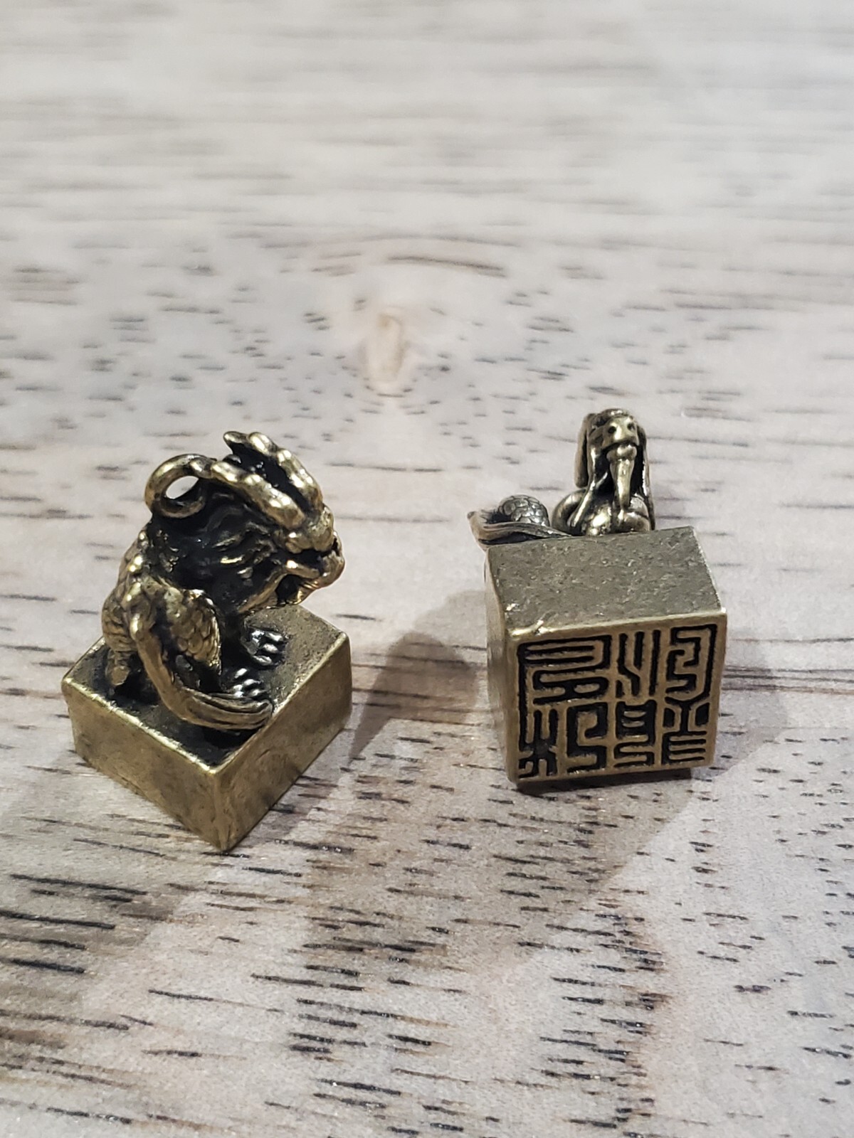 Chinese Lunar New Year Brass Zodiac Charms