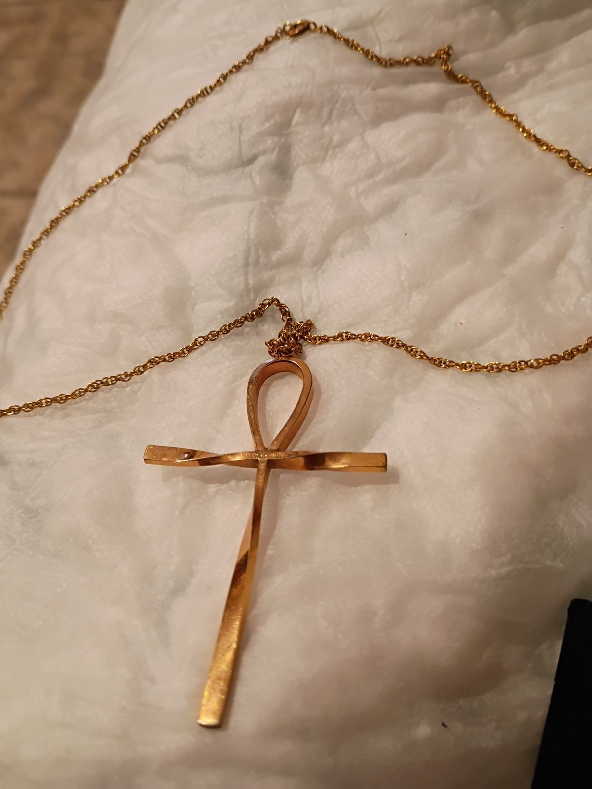 1/20 12kgf Necklace Ware Written On It Long Chain & Charm