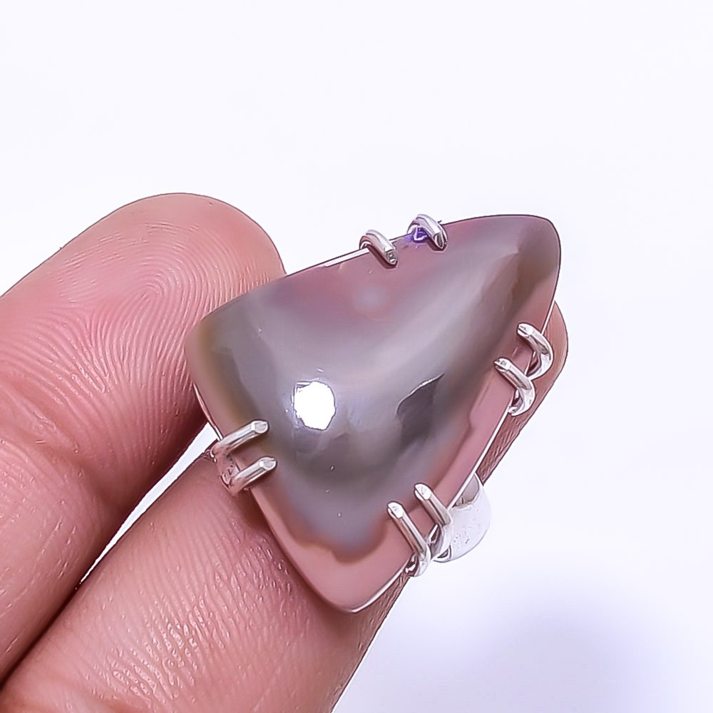 Natural Royal Imperial Jasper 925 Sterling Silver Ring s.7.5 R89, Christmas Gift