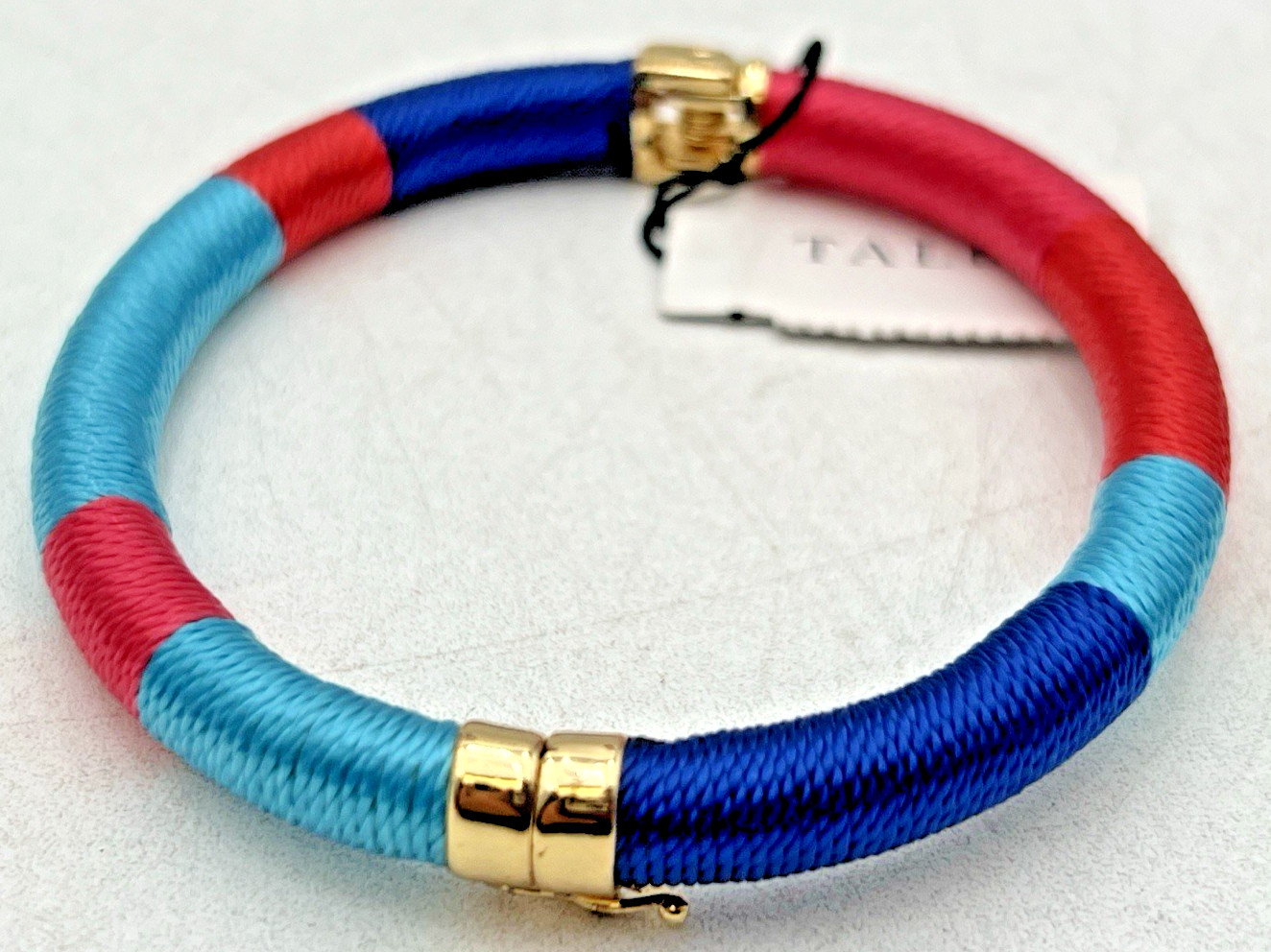 TALBOTS WRAPPED LINKS NECKLACE, BANGLE BRACELET & PIERCED HOOP EARRINGS NWT