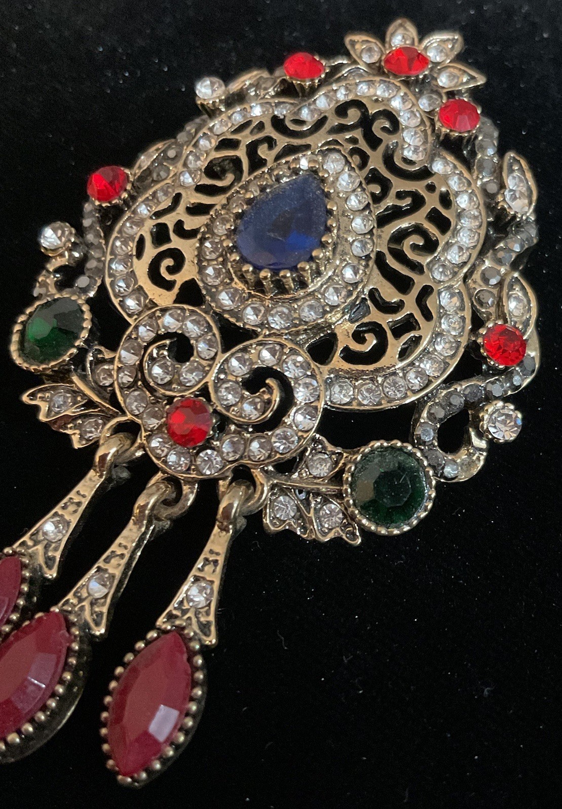 creative women new clothing accessory brooch, retro palace style pin jewelry