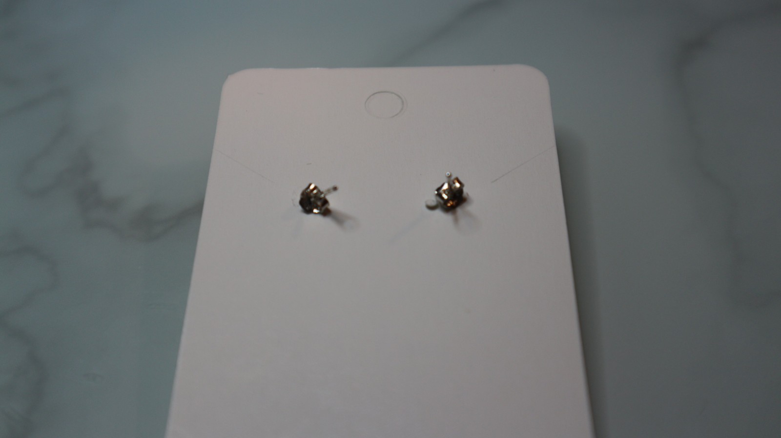 Murano glass earrings. Blue spheres. Silver push back lock.