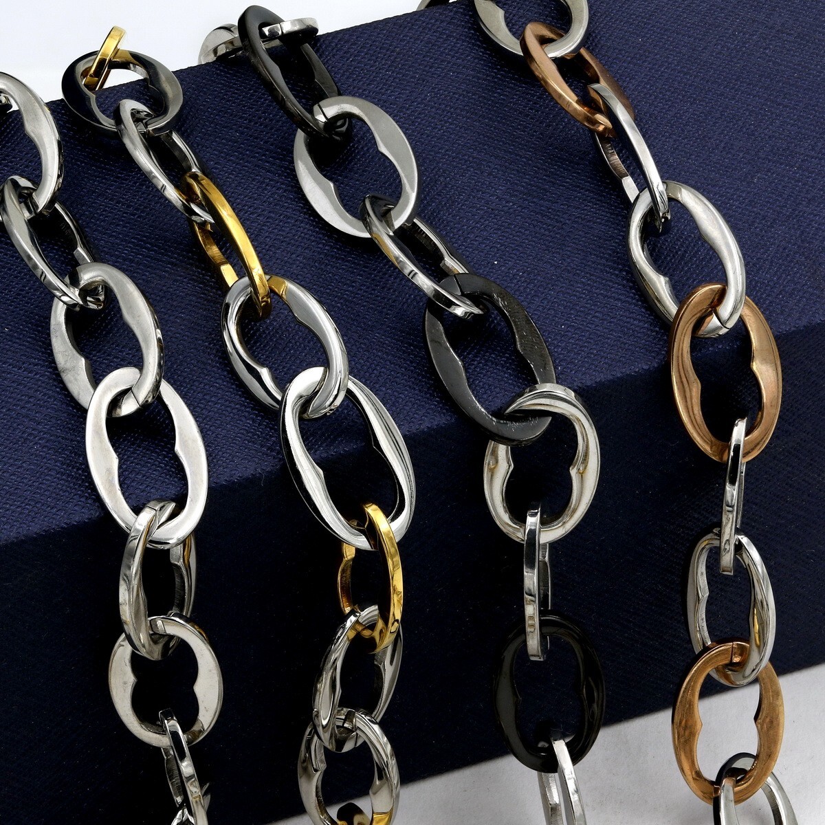 Stainless Steel 316 Polished Link Necklace/ Bracelet