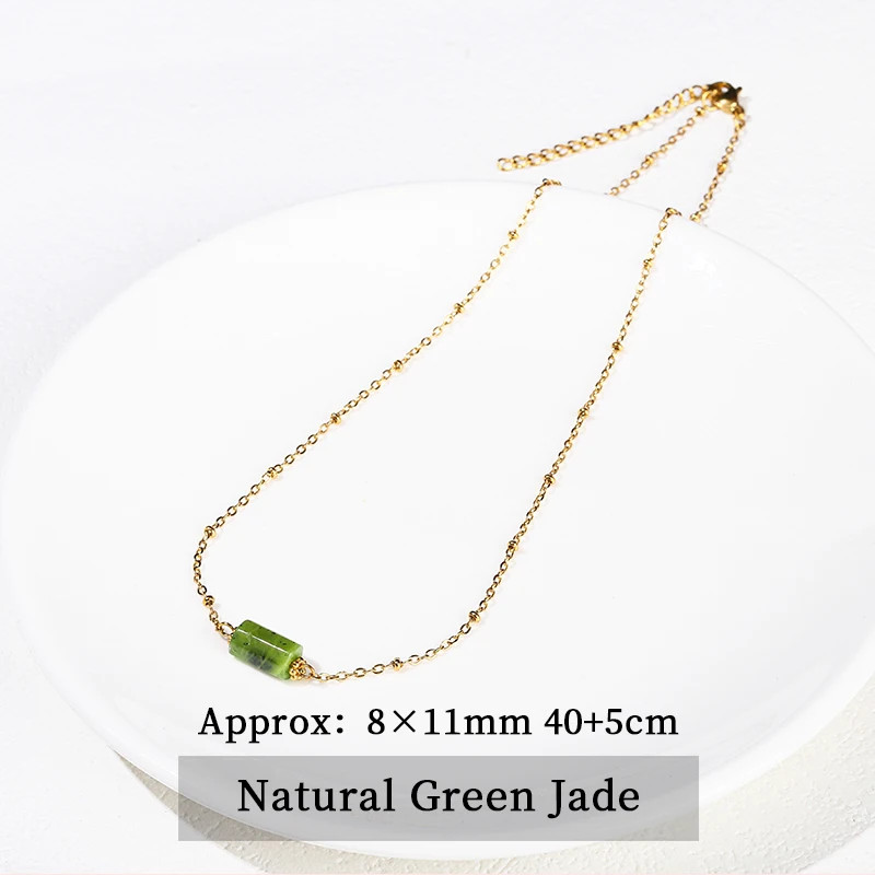 JD Handmade Boho Necklace Natural Amethyst Faceted Bead Pendant Necklace For Wom
