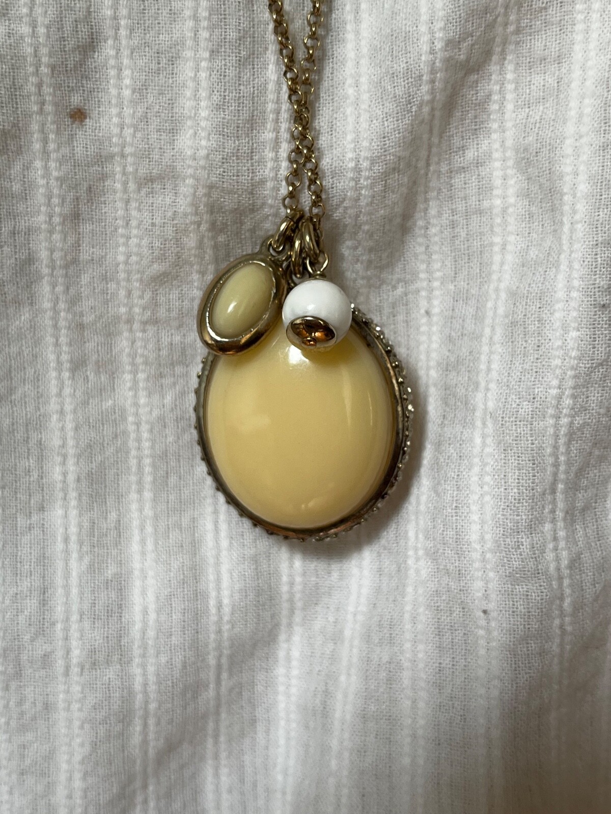 Beautiful Ann Taylor Cabochon Necklace 34”…