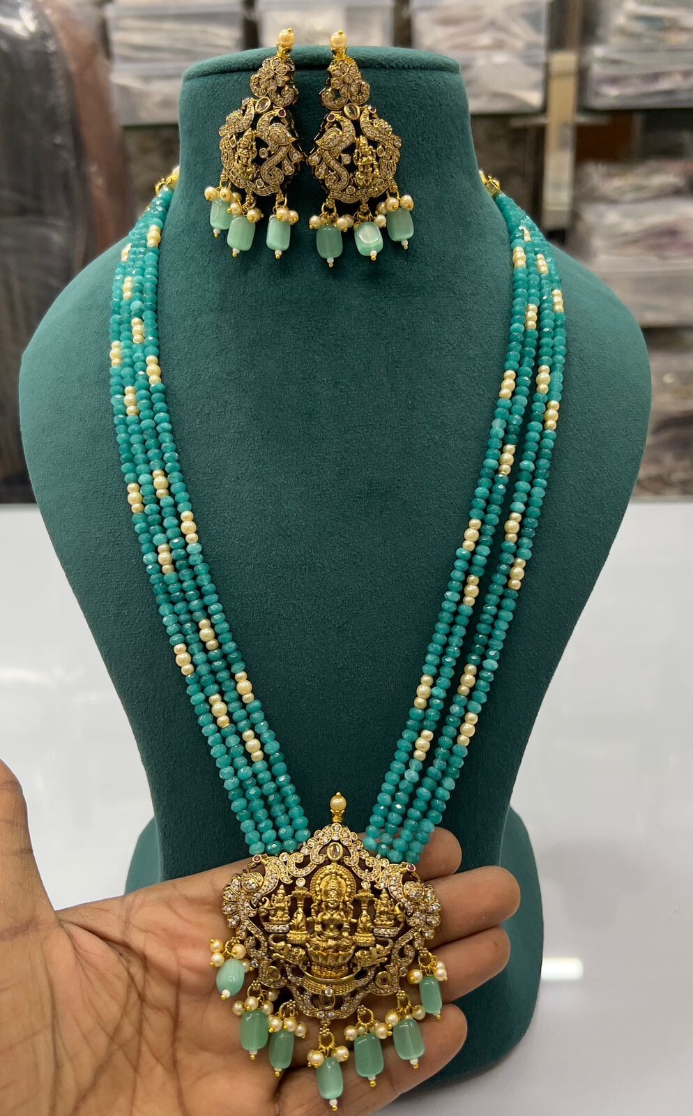 Necklace Fashion Latest Long Design Necklace Set For Women Traditional