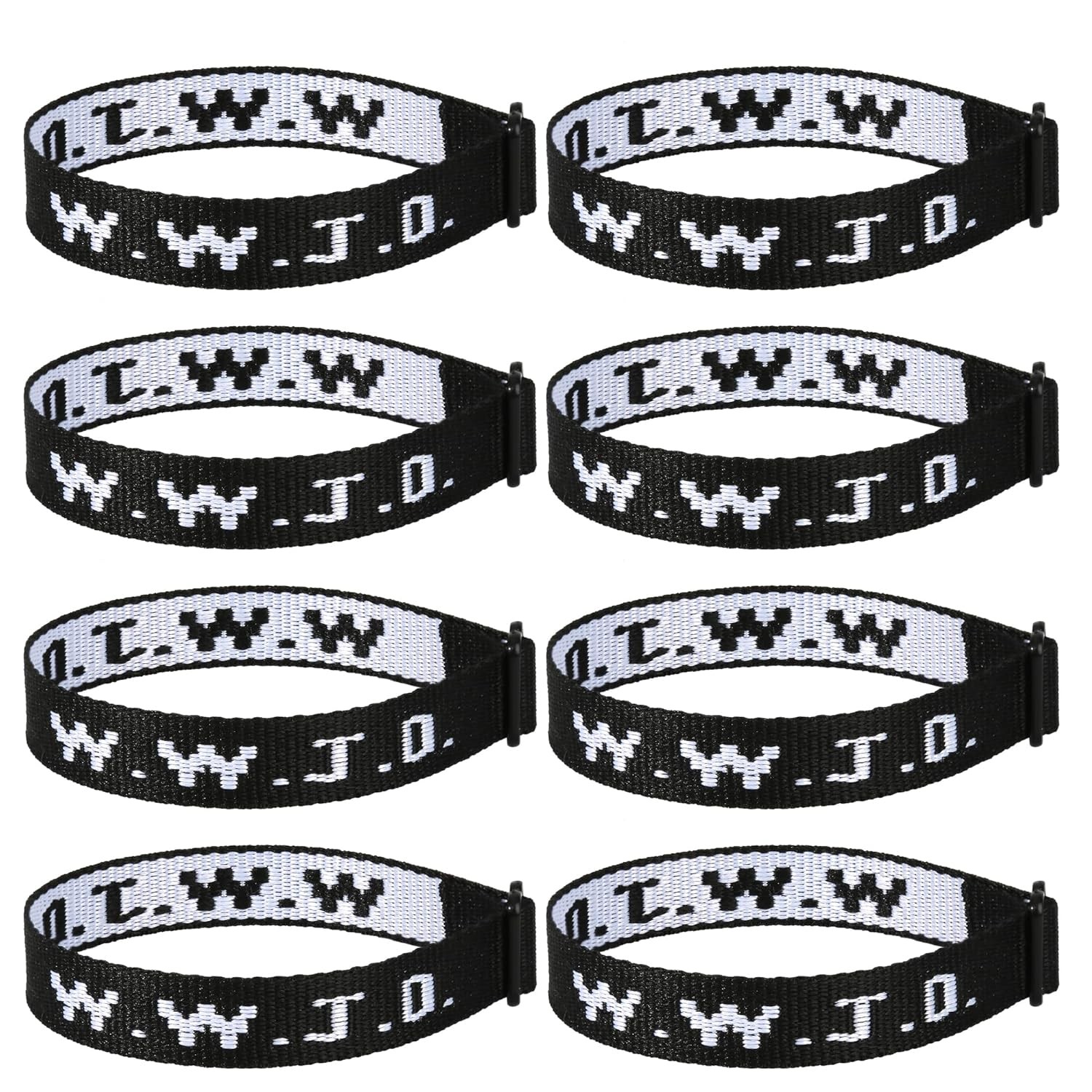 WWJD Christian Adjustable Jesus Wristband Bracelets for Women Men Jewelry Gifts