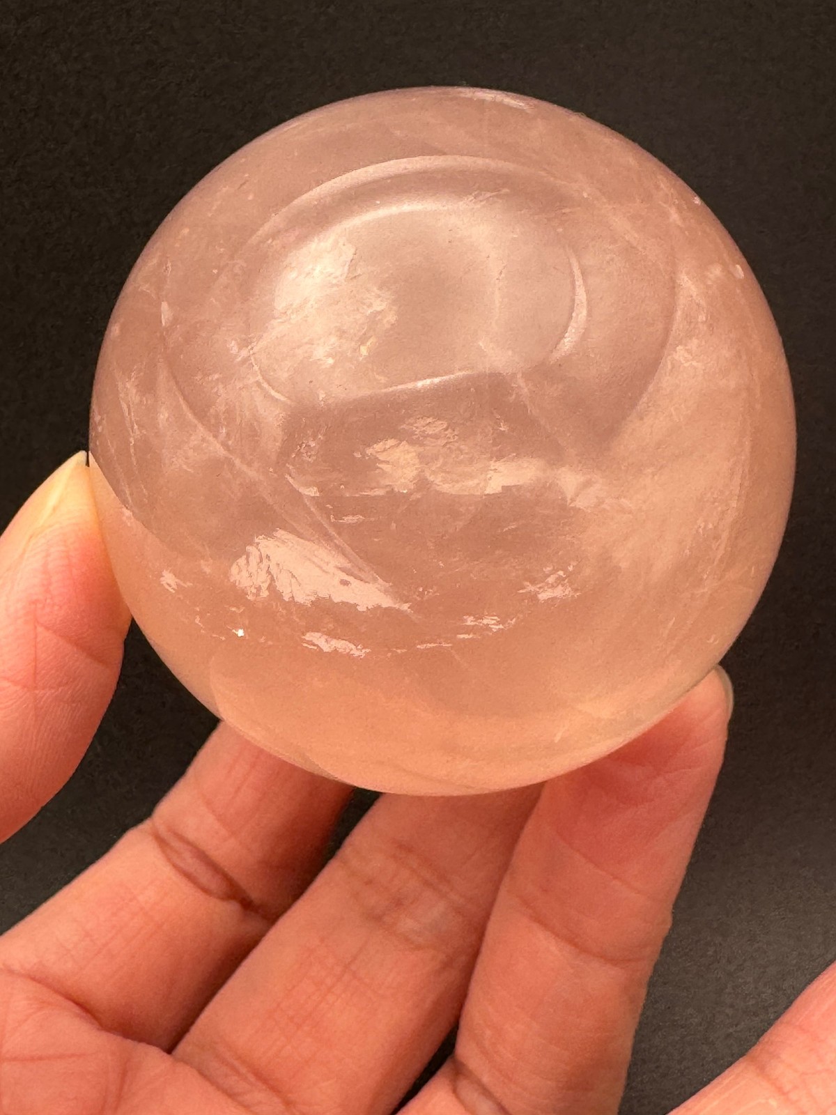 Handcrafted Natural Citrine Crystal Sphere for Prosperity