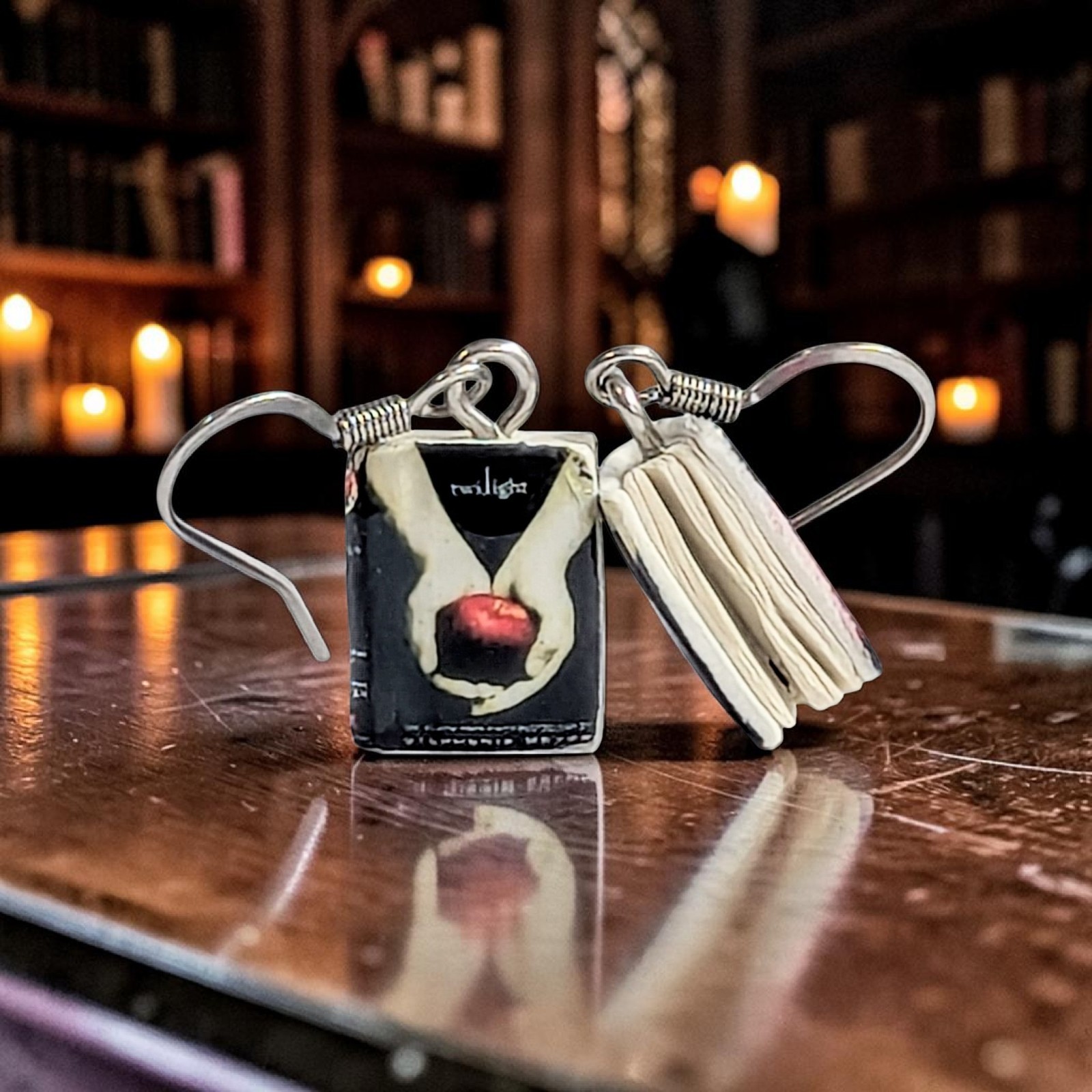 Twilight Mini Book Earrings