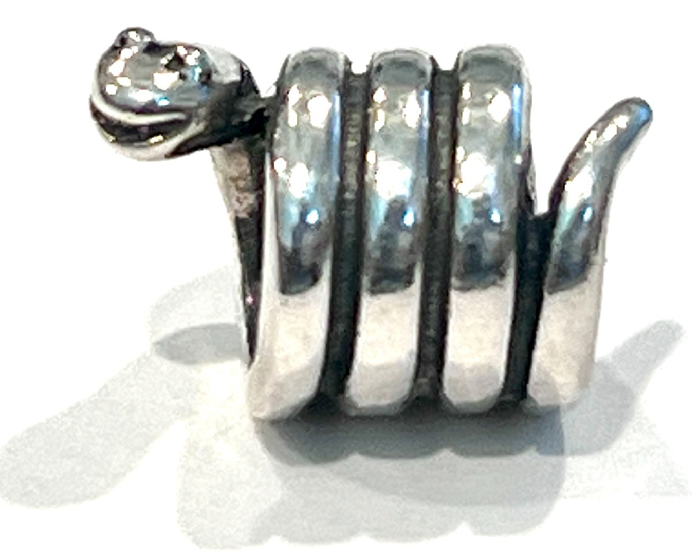 PANDORA 790171 Original Snake Charm Sterling Silver Bead Stamp ALE 925 -RETIRED