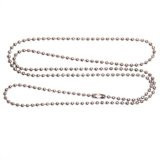 Stainless Steel Ball Chain 30 Inches 2.4mm Military Dog Tag necklace