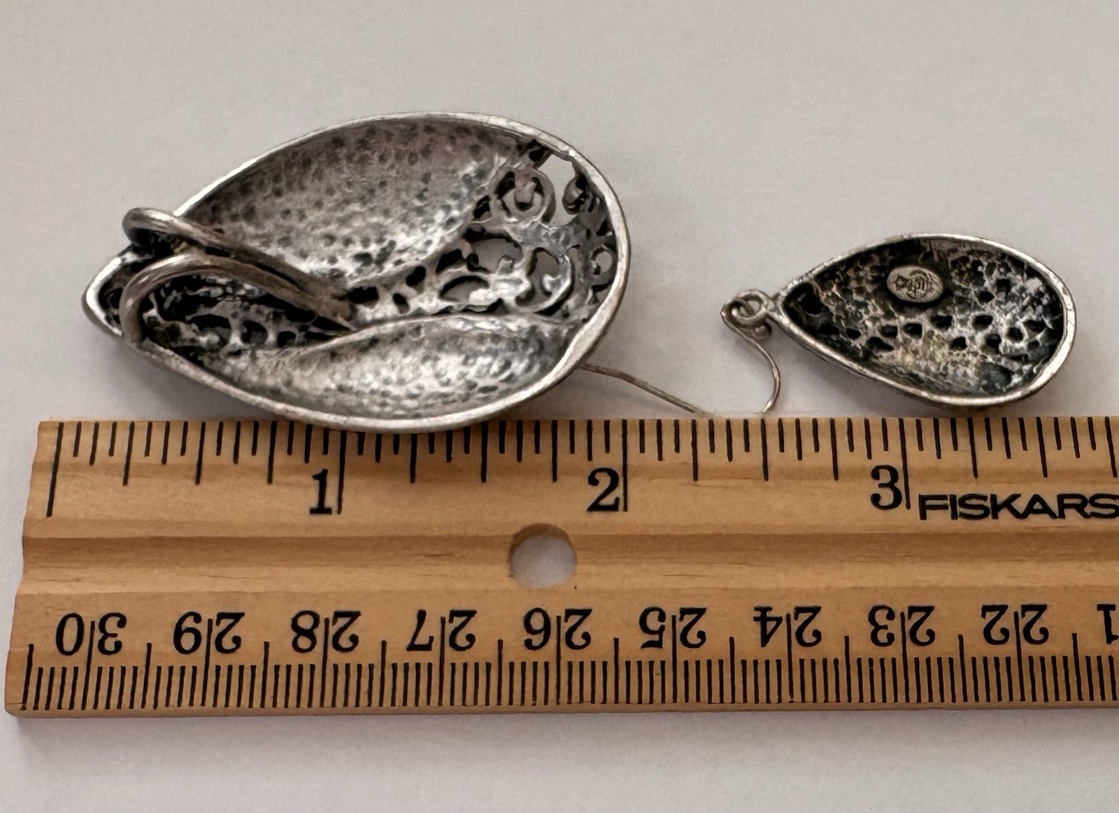 Premiere Designs Teardrop Pendant & Dangle Earrings Jewelry Set, Metal, No Stone