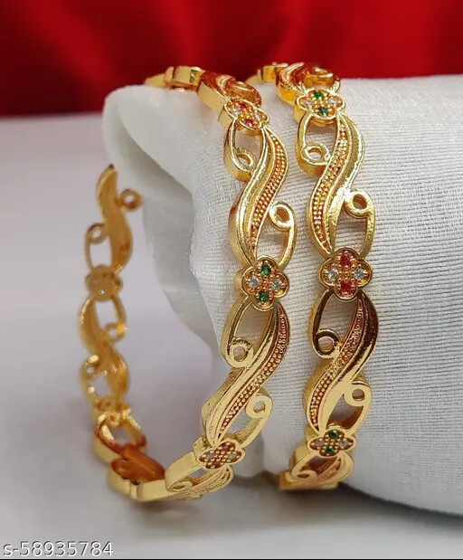 Bracelet Beautiful bangles Fancy Golden Bracelet For Women And Girls