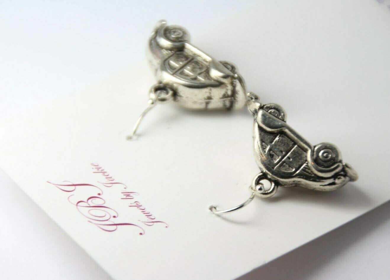 Car Charm Earrings 925 sterling silver Pewter Charms Bug VW Auto Cars Motor
