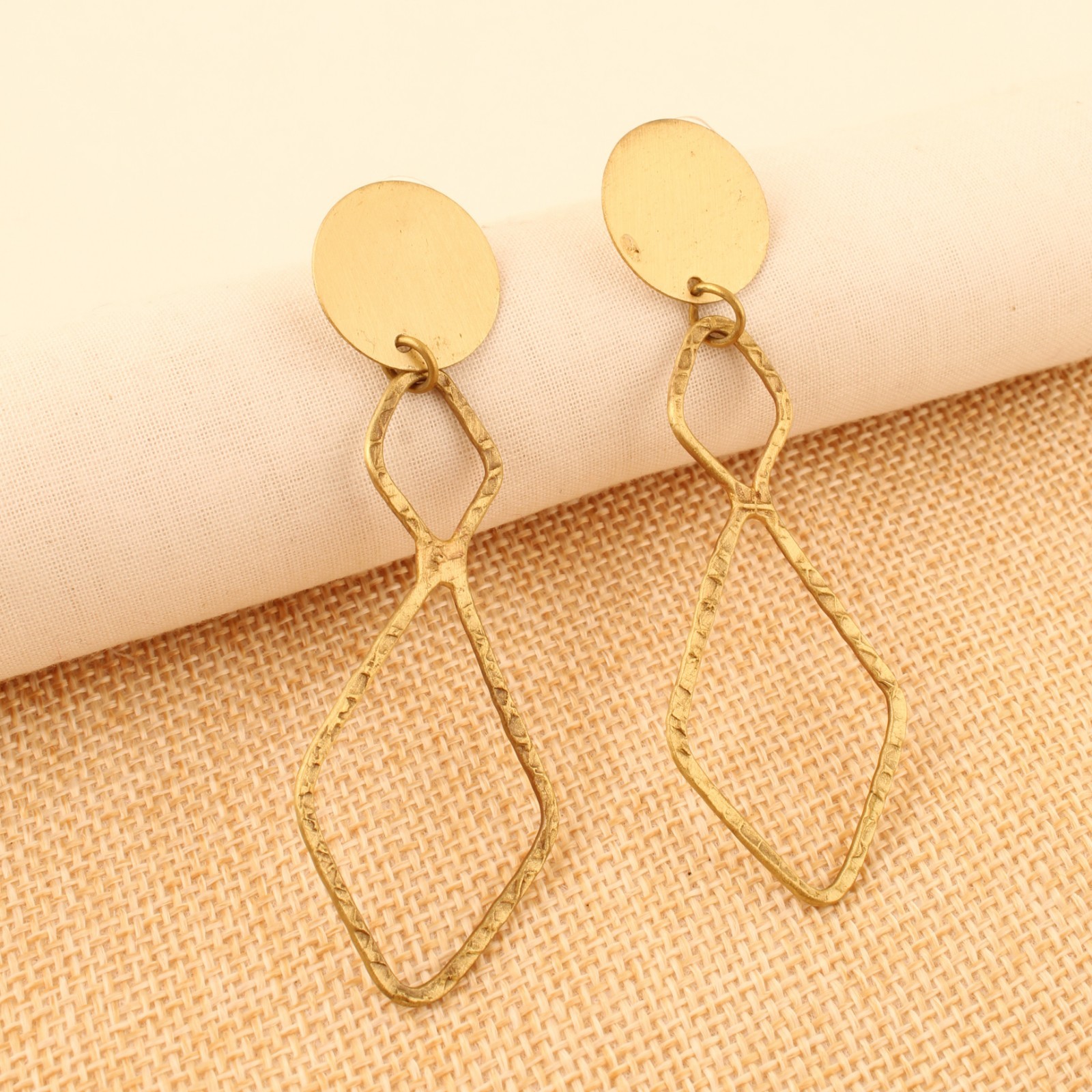 Gold & Silver Plating Geometric Dangle Earrings for Women, Modern Earrring