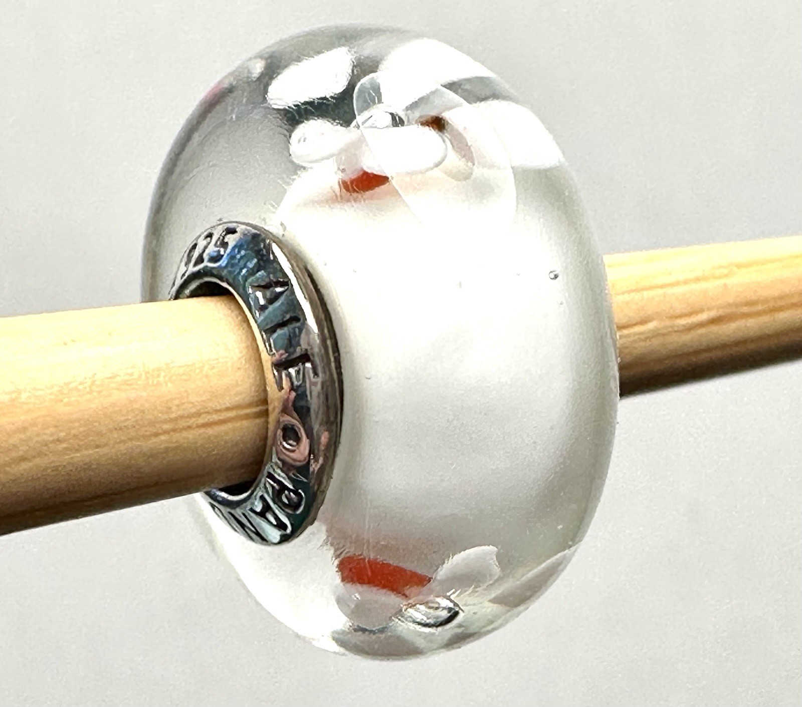 AUTHENTIC PANDORA #790947 CHERRY BLOSSOM MURANO GLASS BEAD CHARM