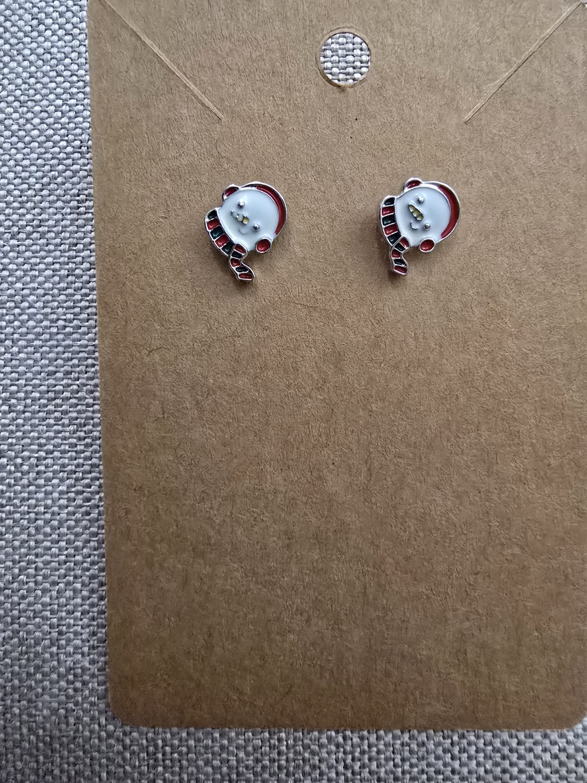Snowman Stud Earrings