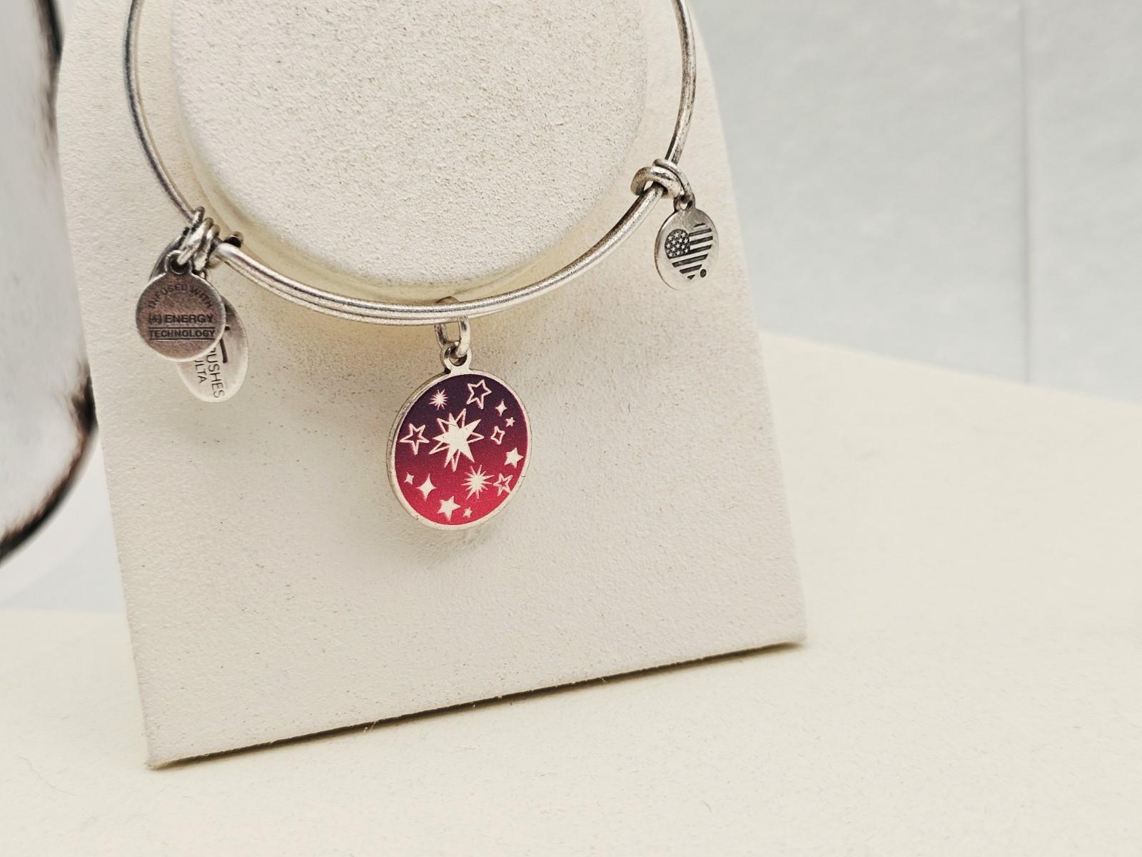 Alex And Ani Women’s Cosmic Crunch Ulta Silver Charm Bangle Bracelet 💕