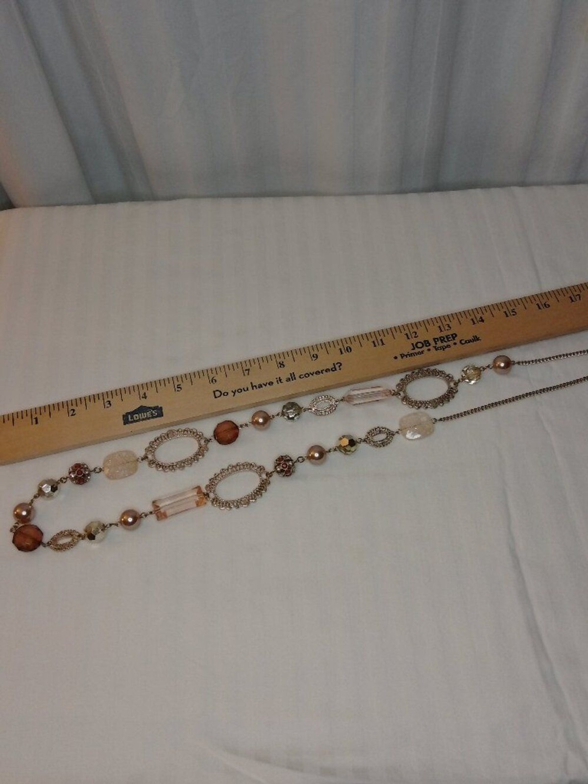 NY and Company Beaded Necklace about 19 inches long