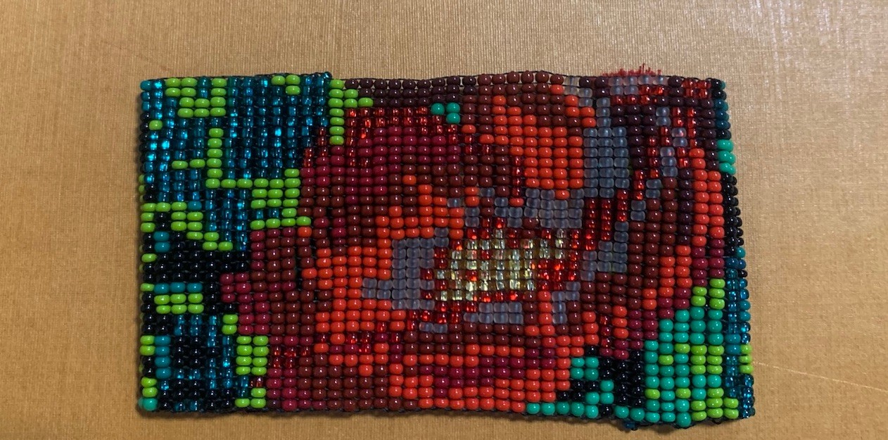 Beaded Bead Bracelet Wide, Colorful Tassels (Green, Red, Black, Etc.)