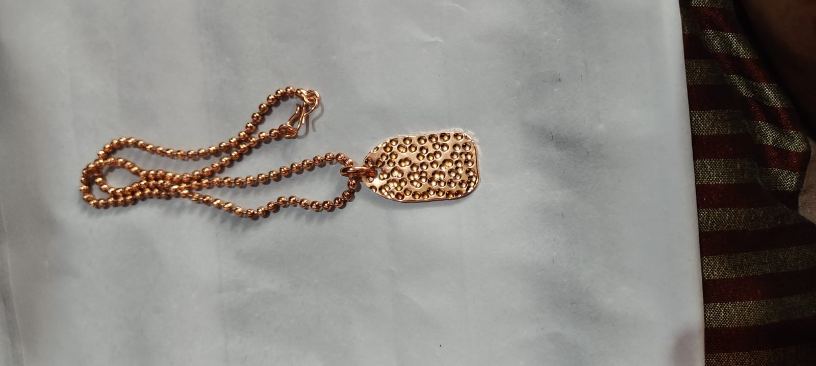 100% Pure Solid Copper Cuban Curb Chain Link Relief Healing Energy