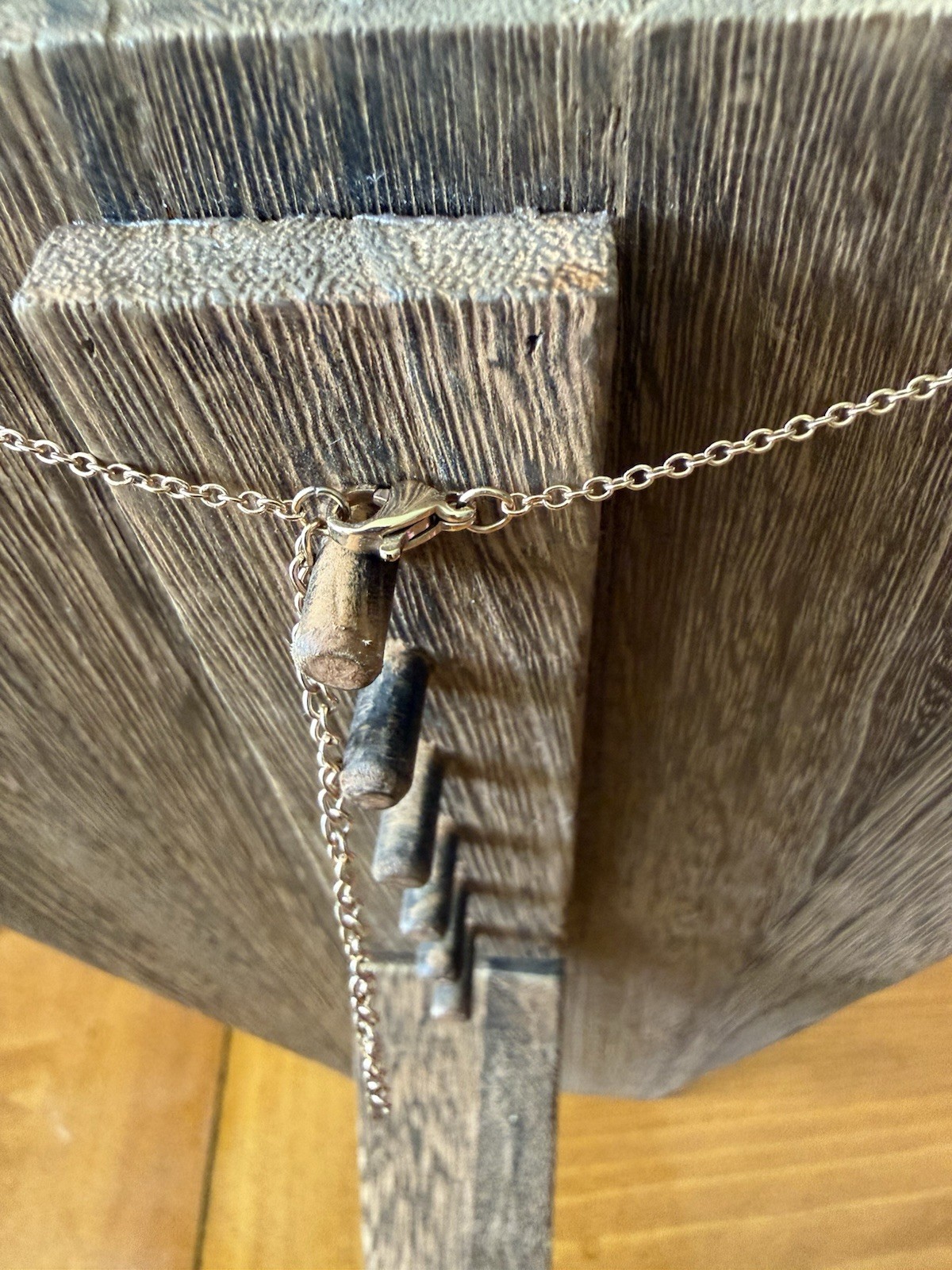 Rose Gold-Toned Stronger Than Excuses Bar Necklace