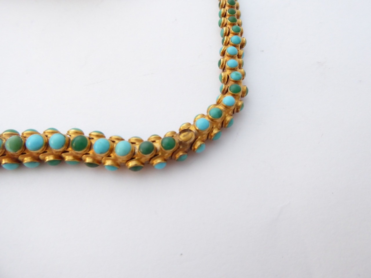 Antique Vintage Rare Snake Necklace Gold Diamonds Art Nouveau Art Deco C1890