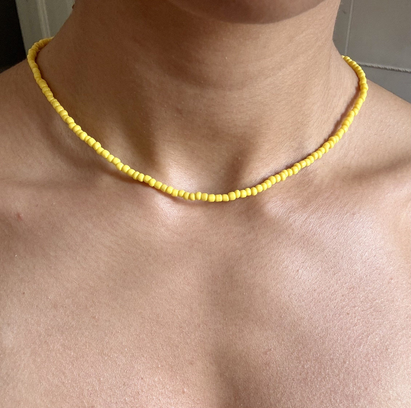 Stunning summer holiday vibe beaded necklace
