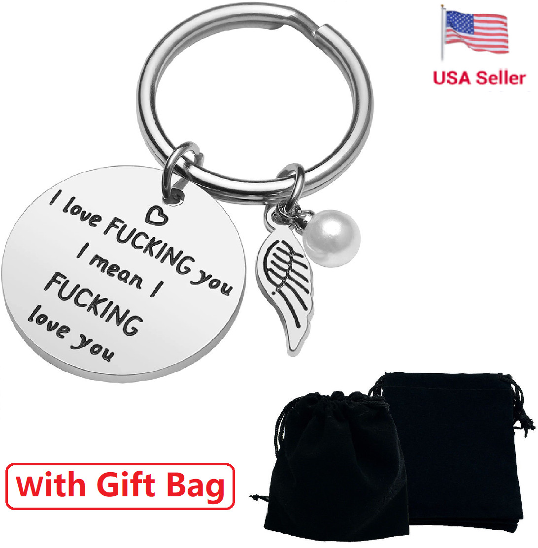 To My Love Couple Keychain To My Wife Necklace Girlfriend Wife Anniversary Gifts