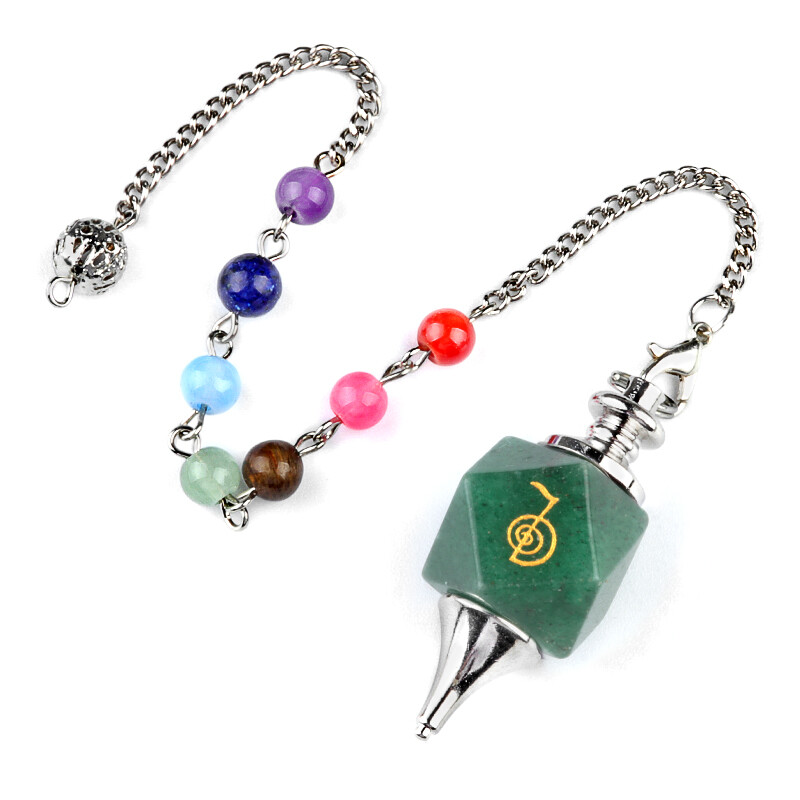 Crystal Pendulums for Dowsing Spiritual Pointed Stone Witchcraft Divination Tool