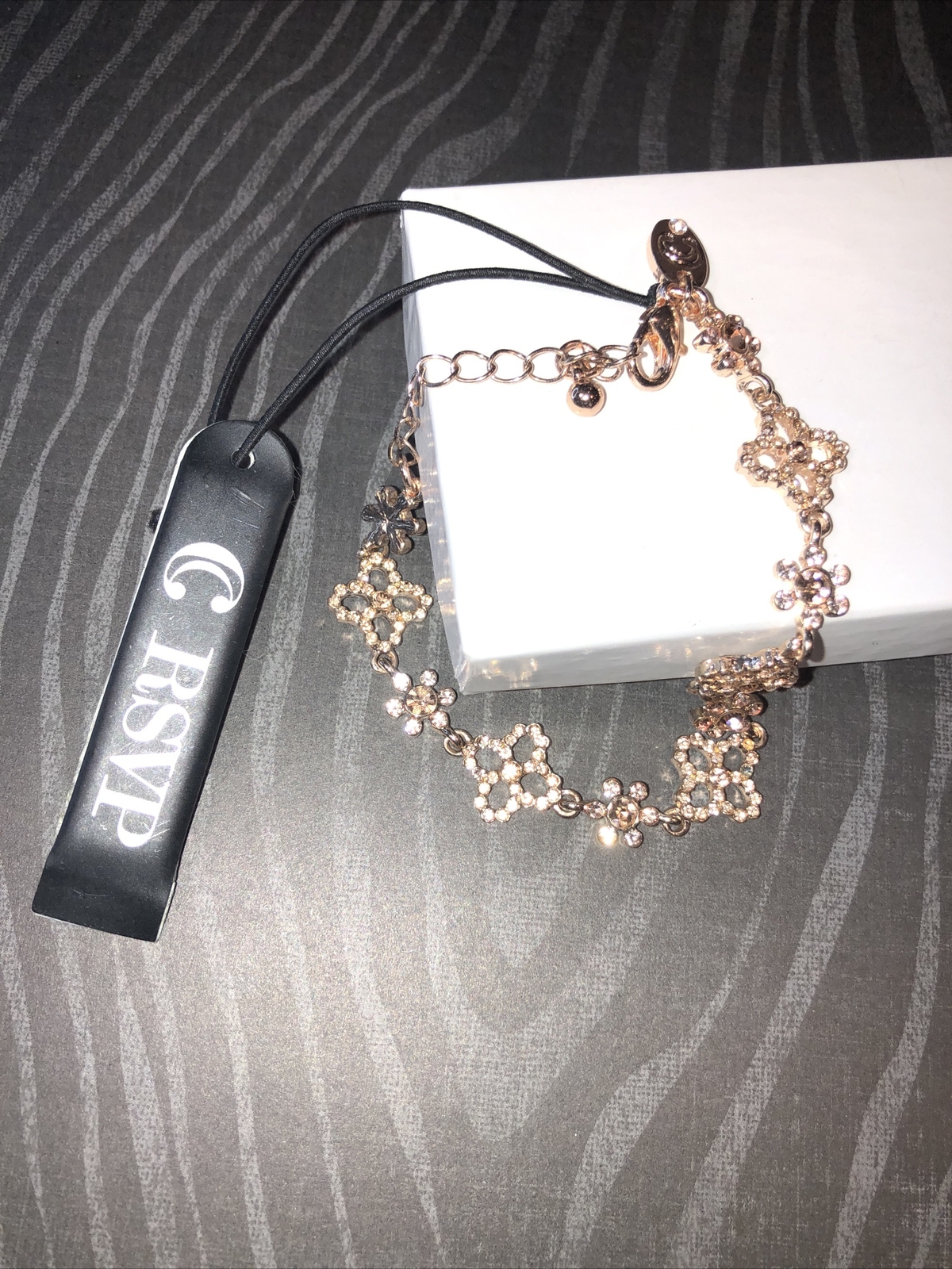 Rose Gold Tone Bracelet RSVP 6.5 – 8.5 Inches Brand New With Tags