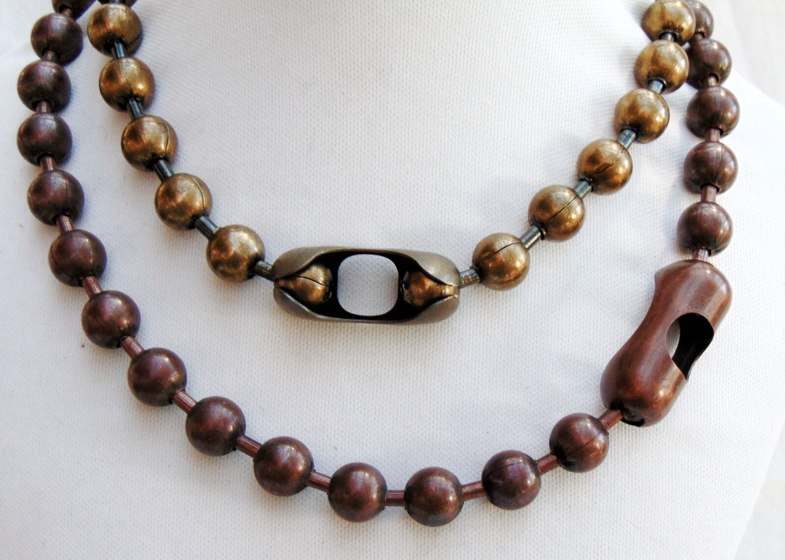 12mm CHUNKY BALL Chain Necklace NEW Colors ~ Dungeon, Medieval Brass, Mystic Red
